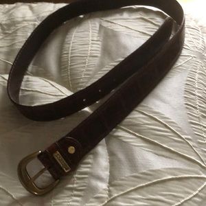 Valentino leather belt, unisex